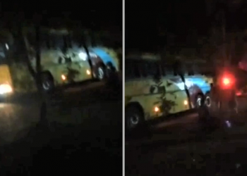Ônibus de excursão encosta em fio de alta tensão e teresinenses morrem eletrocutados